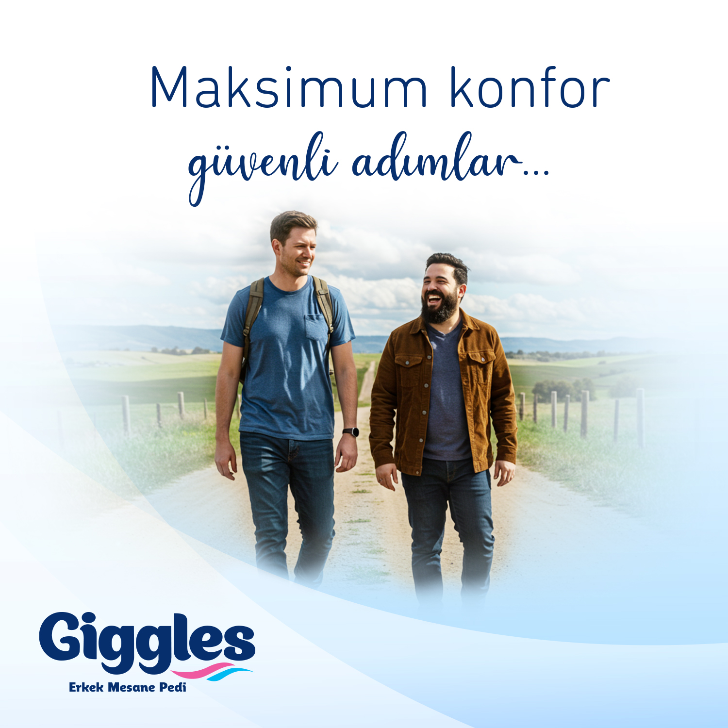 Giggles Erkek(Men) Mesane Pedi (Bladder Pad)  Medium 2 paket 40 Adet